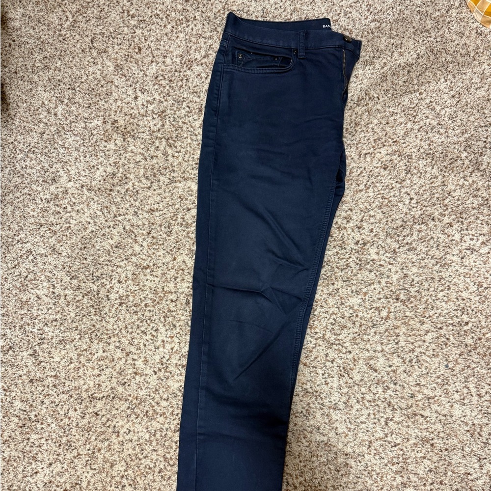 Men's Navy Blue Traveler Pants